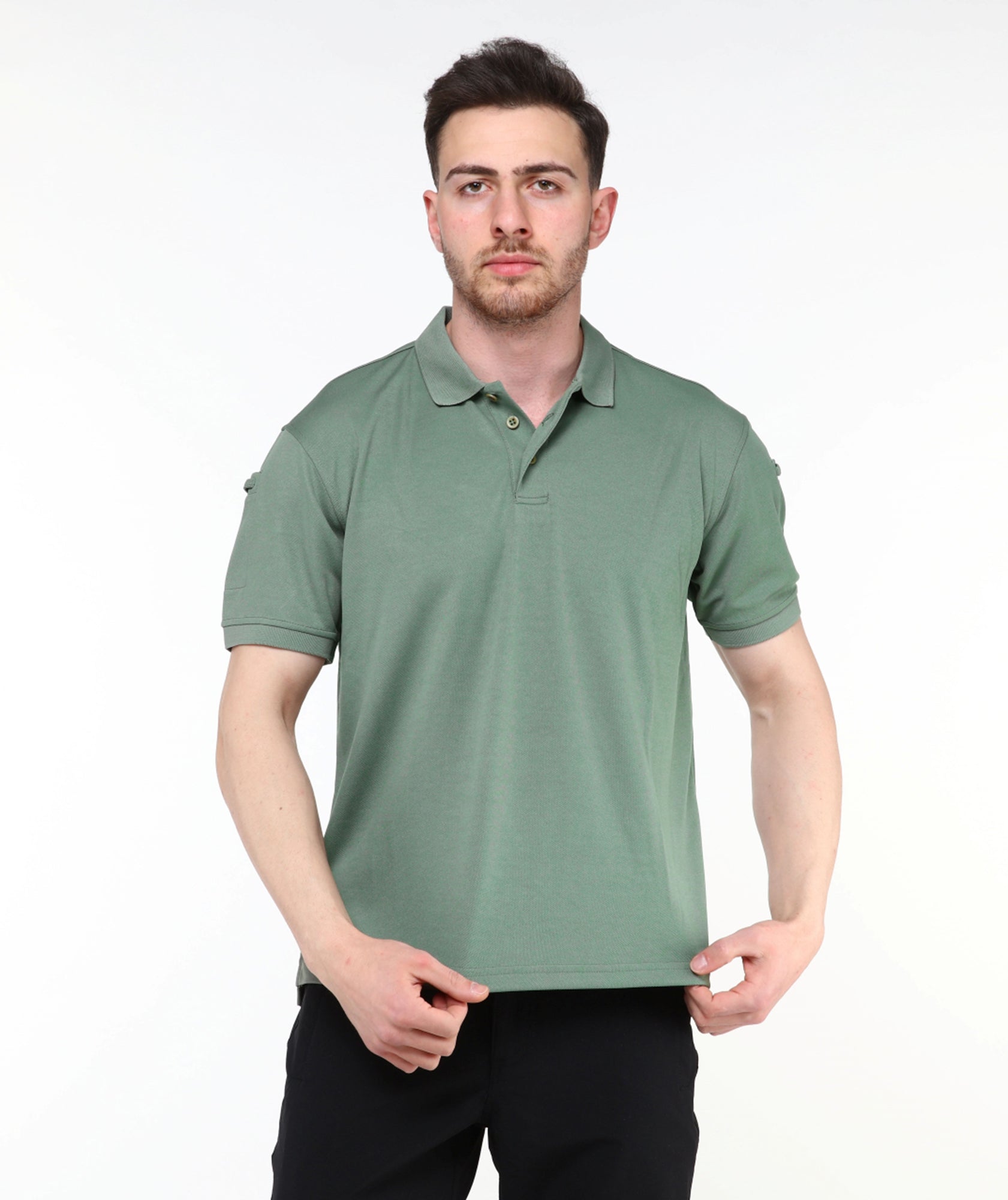 Urban Tactical Polo Yaka T-Shirt / Yeşil