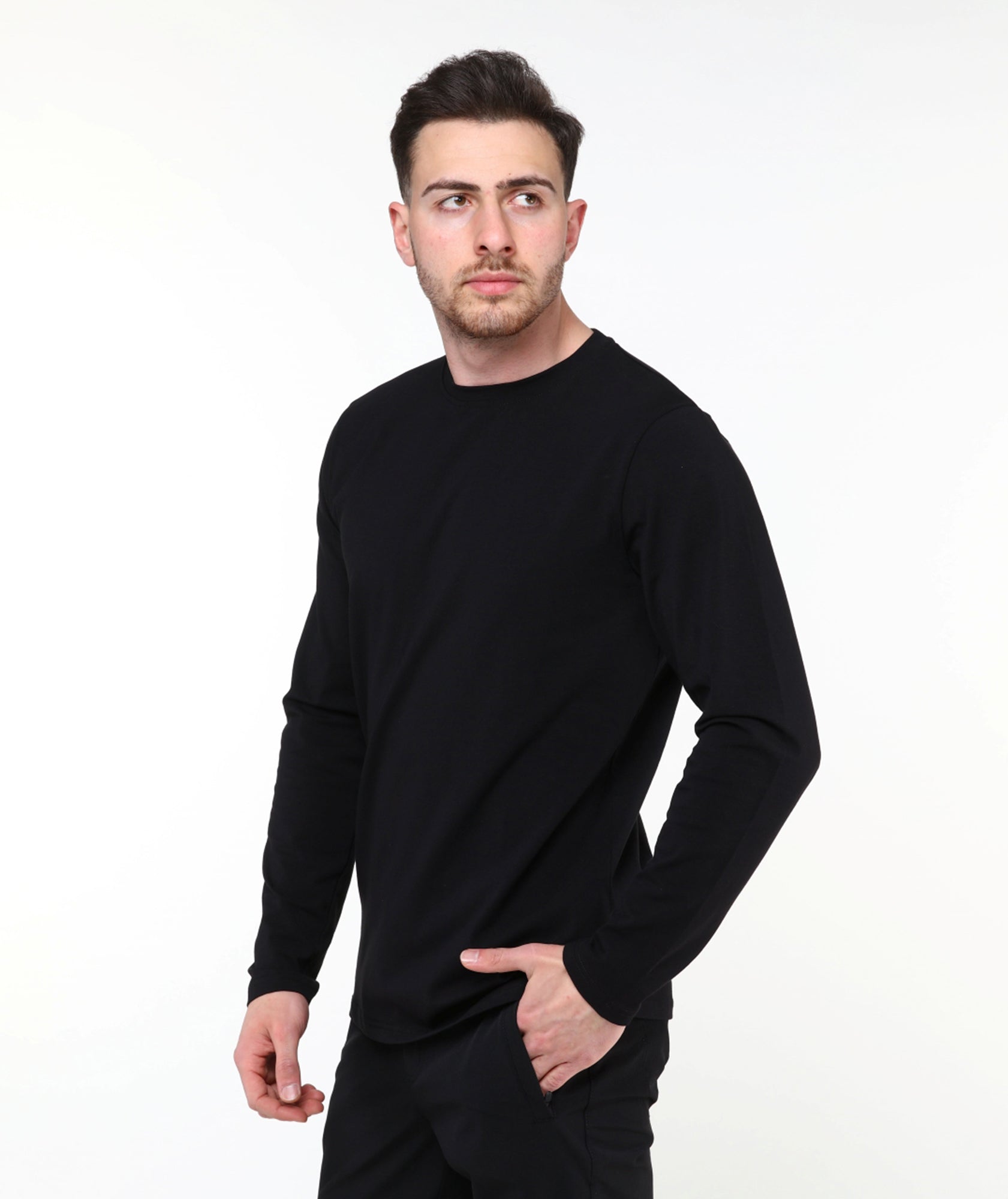 Ares Uzun Kol T-Shirt / Siyah