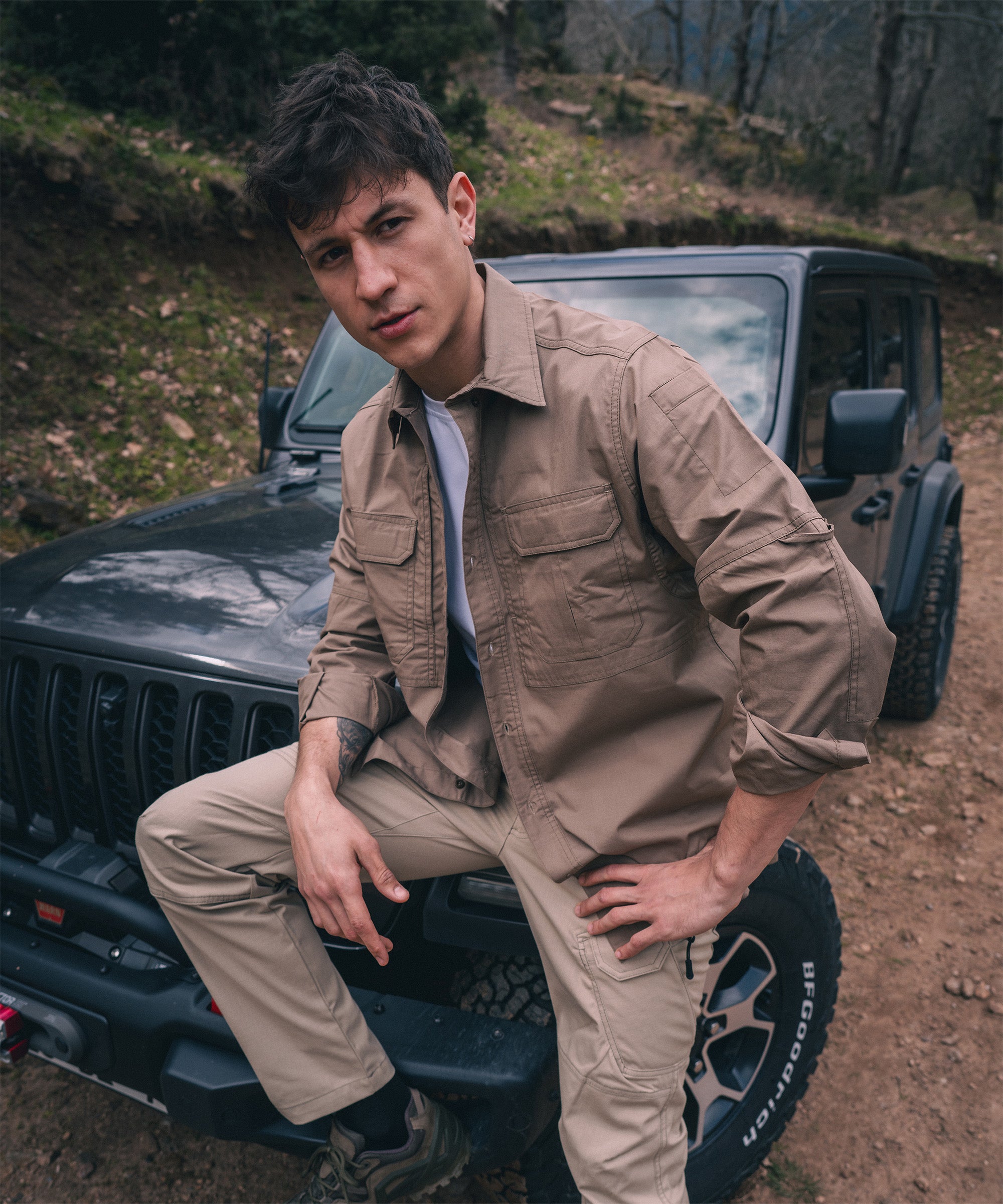 Protection Tactical Gömlek / Koyu Bej