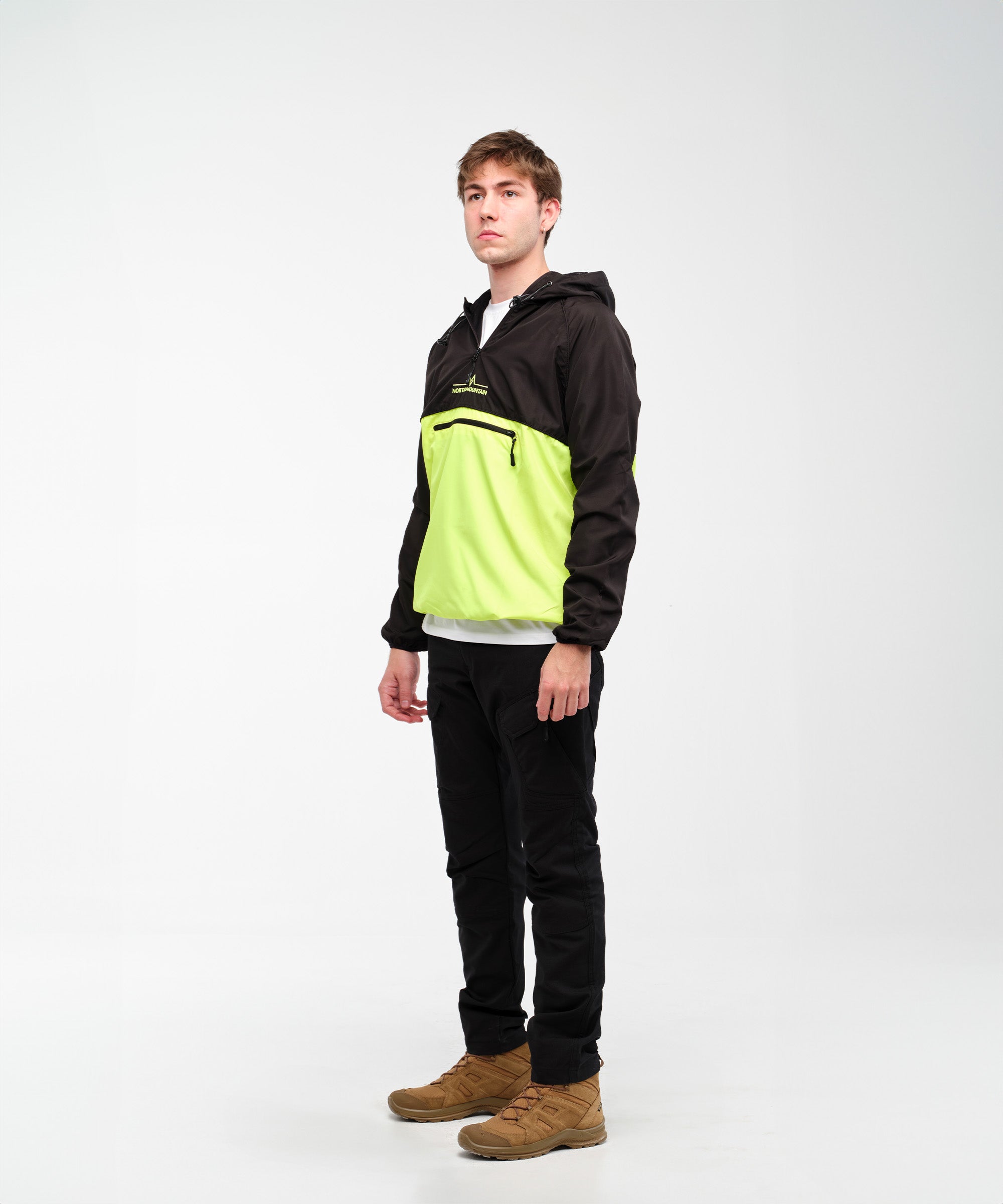 Speed Koşu Yağmurluğu Sarı/Siyah