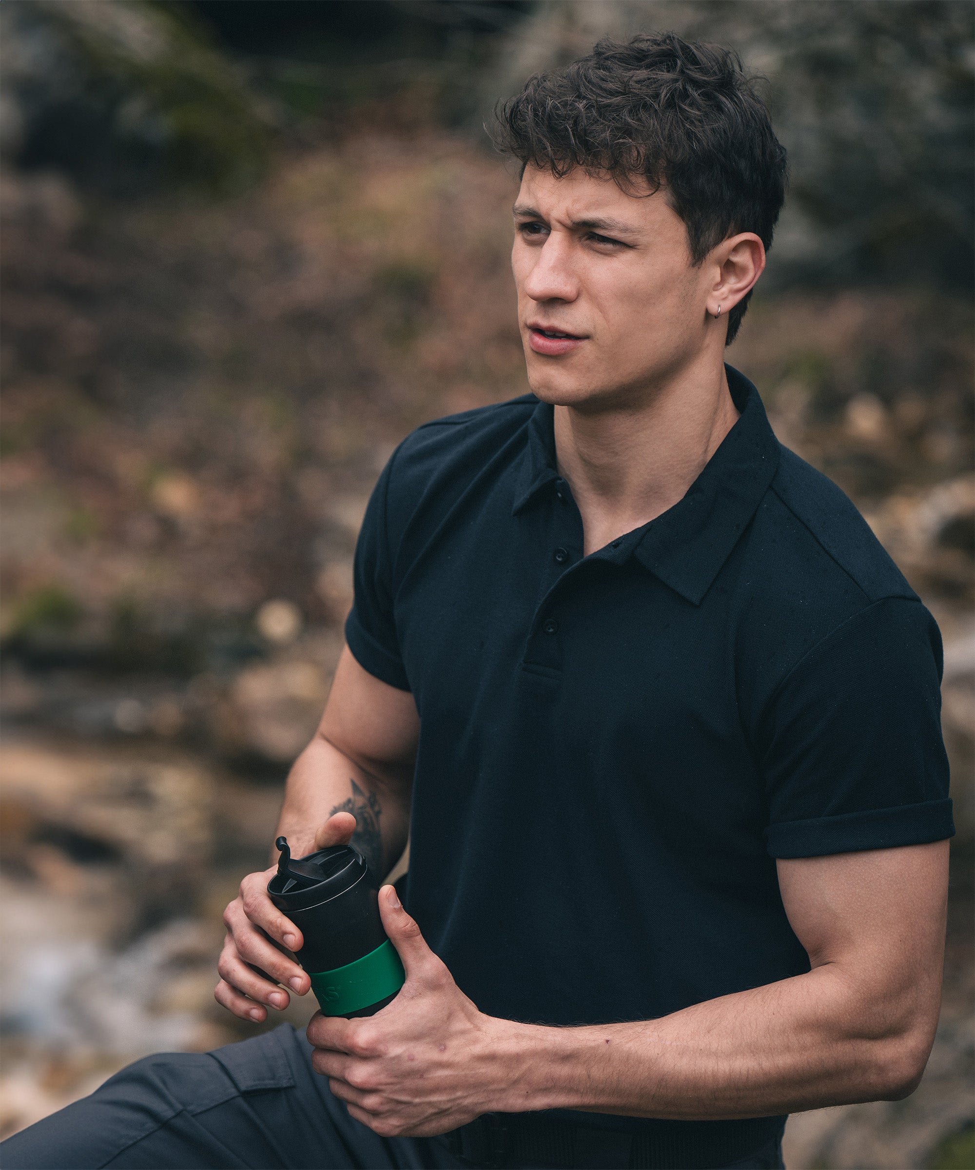 Pamuklu Polo Yaka T-Shirt