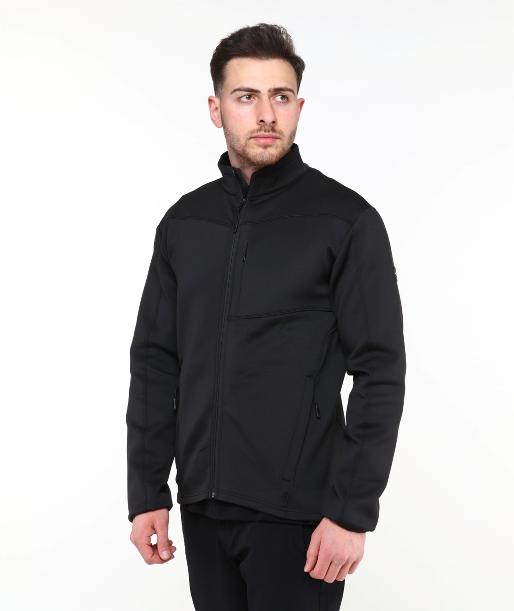 Tight Scuba Sweatshirt Tam Fermuarlı