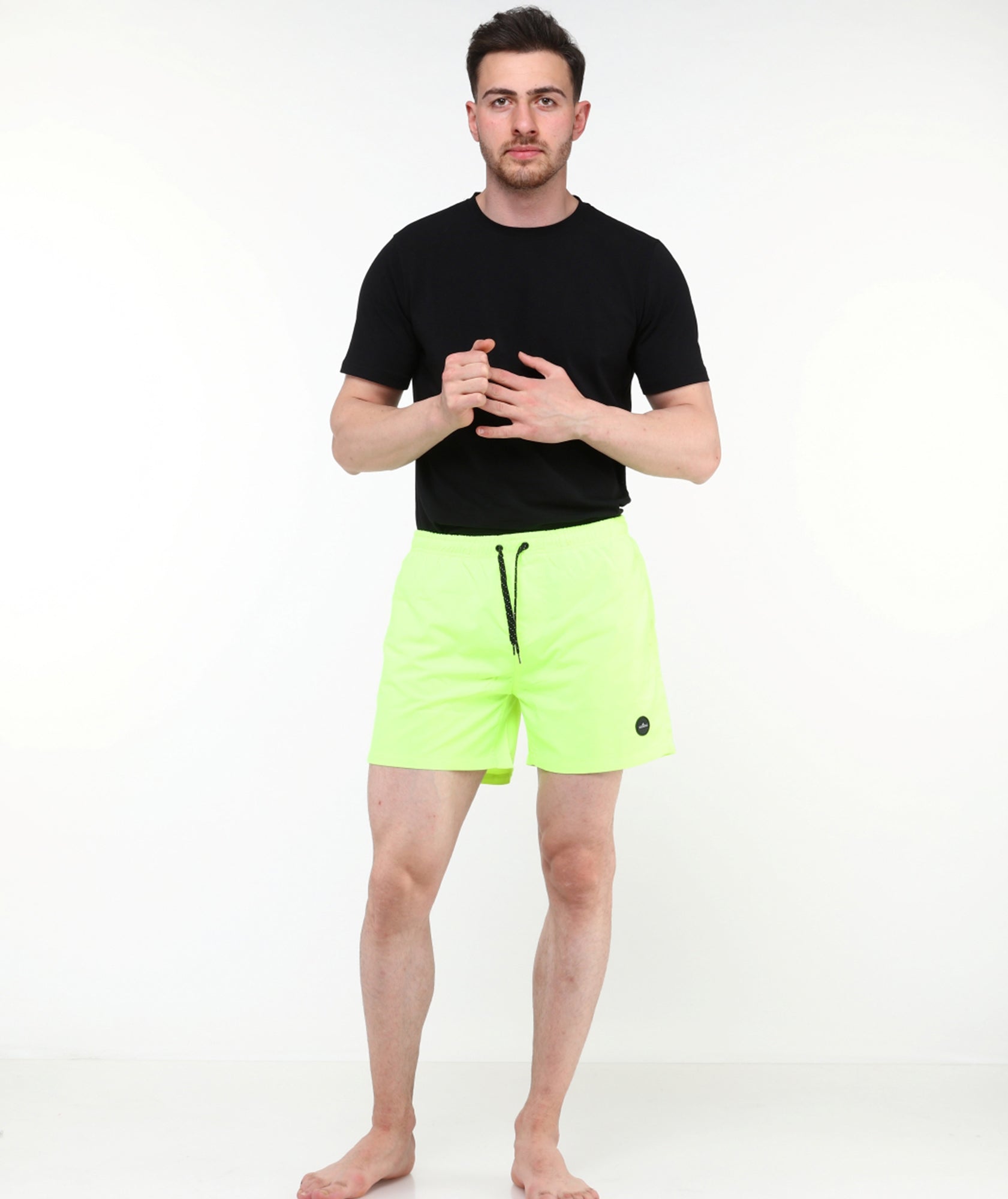 Wave Deniz Şortu / Neon Yeşil