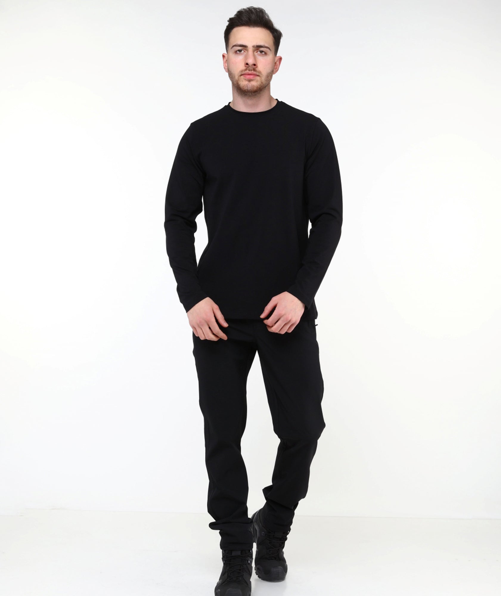 Ares Uzun Kol T-Shirt / Siyah