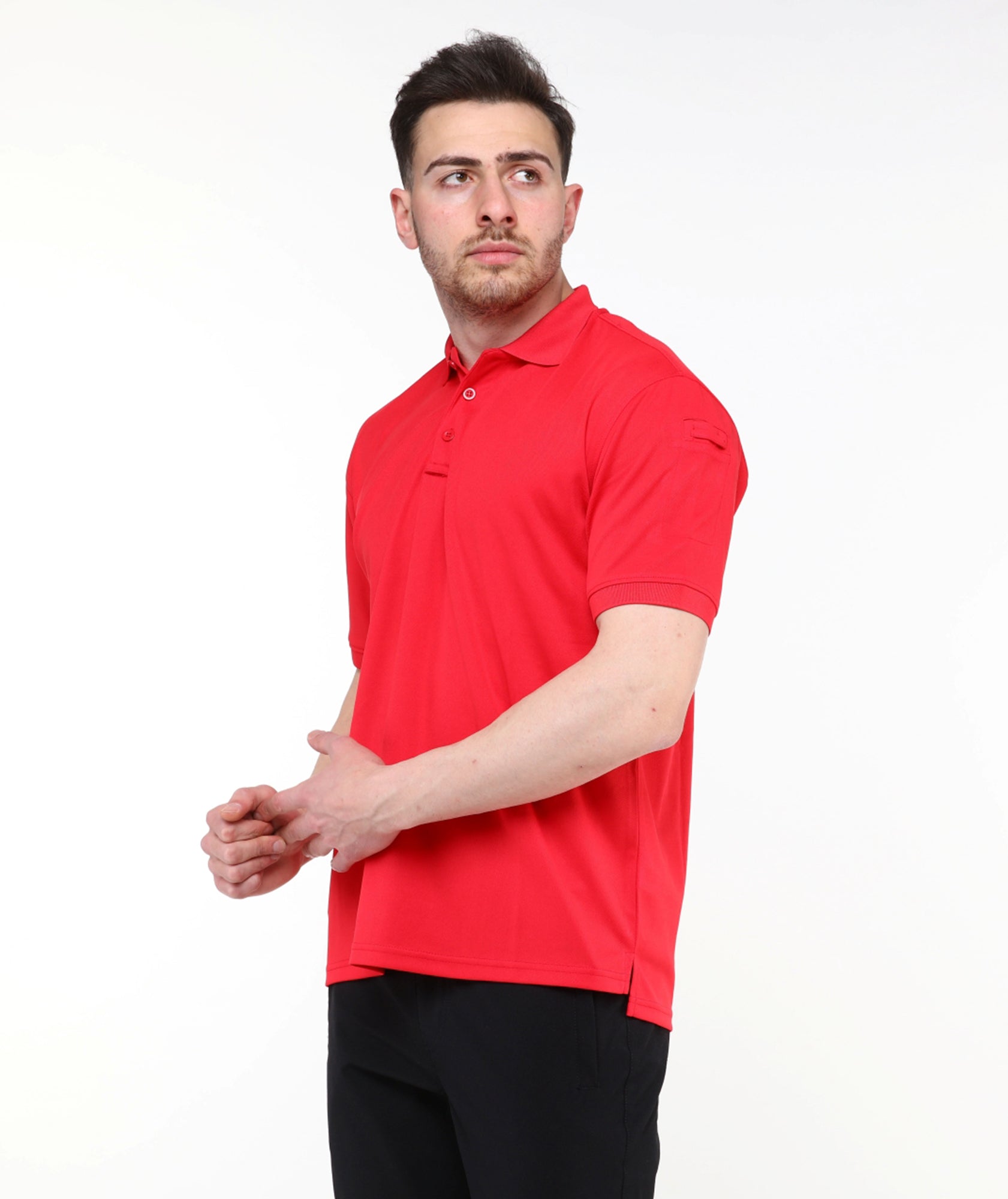 Urban Tactical Polo Yaka T-Shirt / Kırmızı