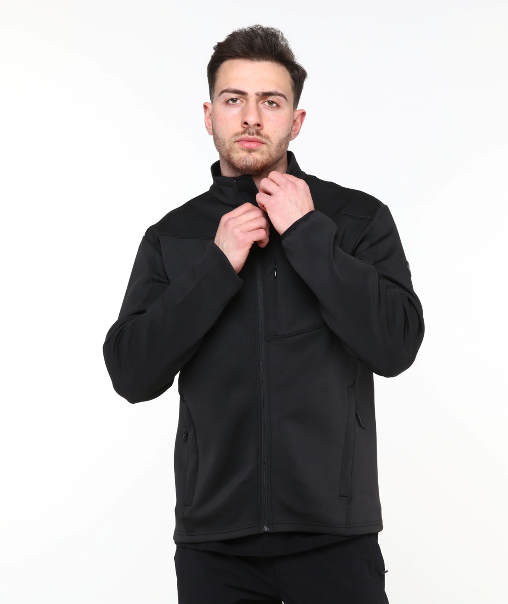 Tight Scuba Sweatshirt Tam Fermuarlı