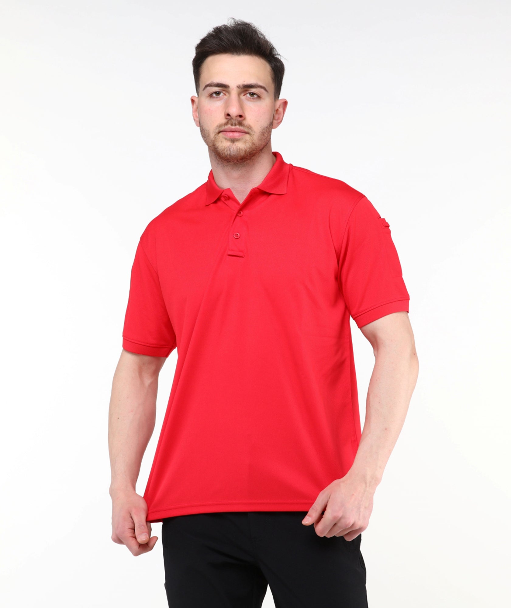 Urban Tactical Polo Yaka T-Shirt / Kırmızı