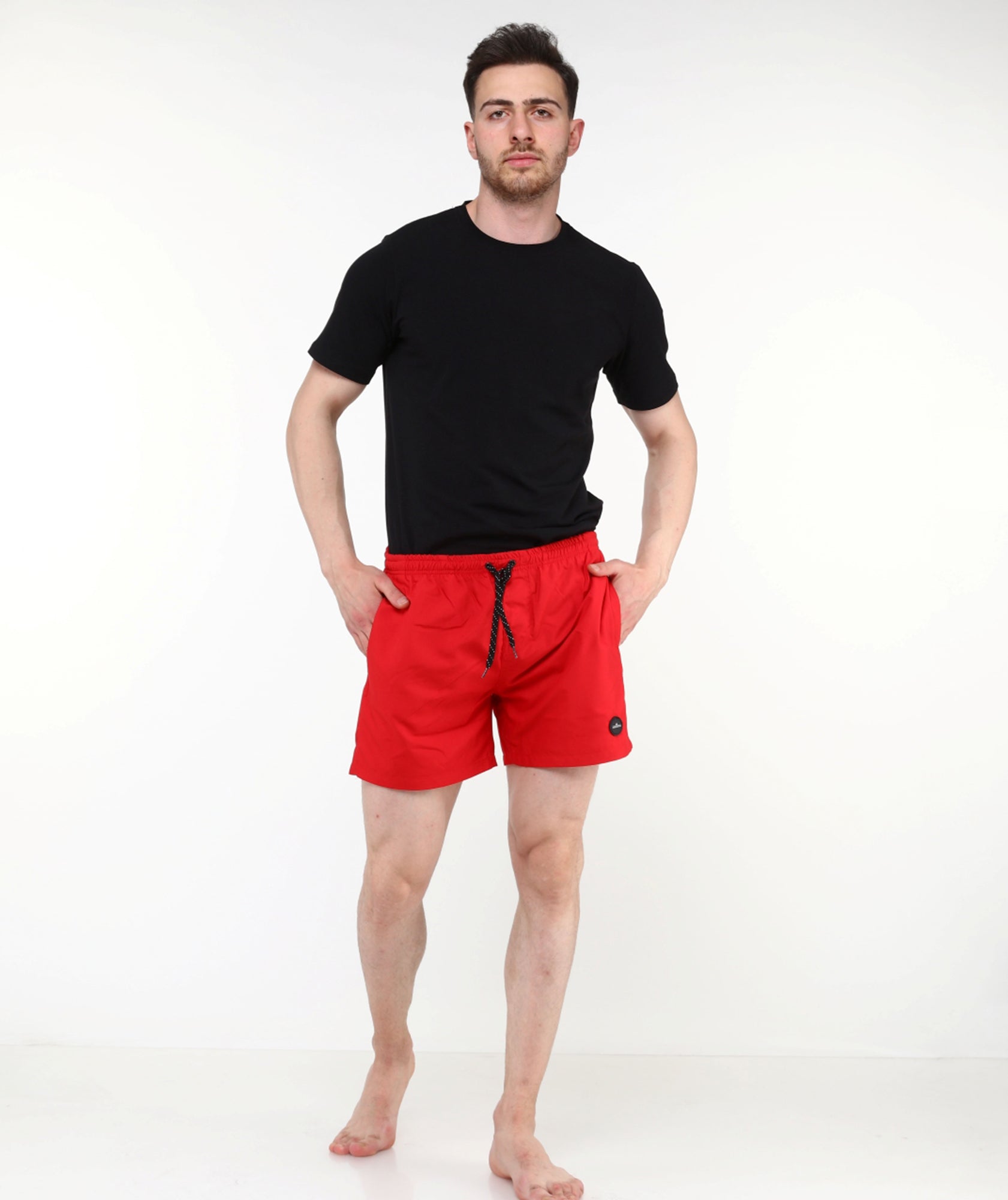 Wave Deniz Şortu / Kırmızı