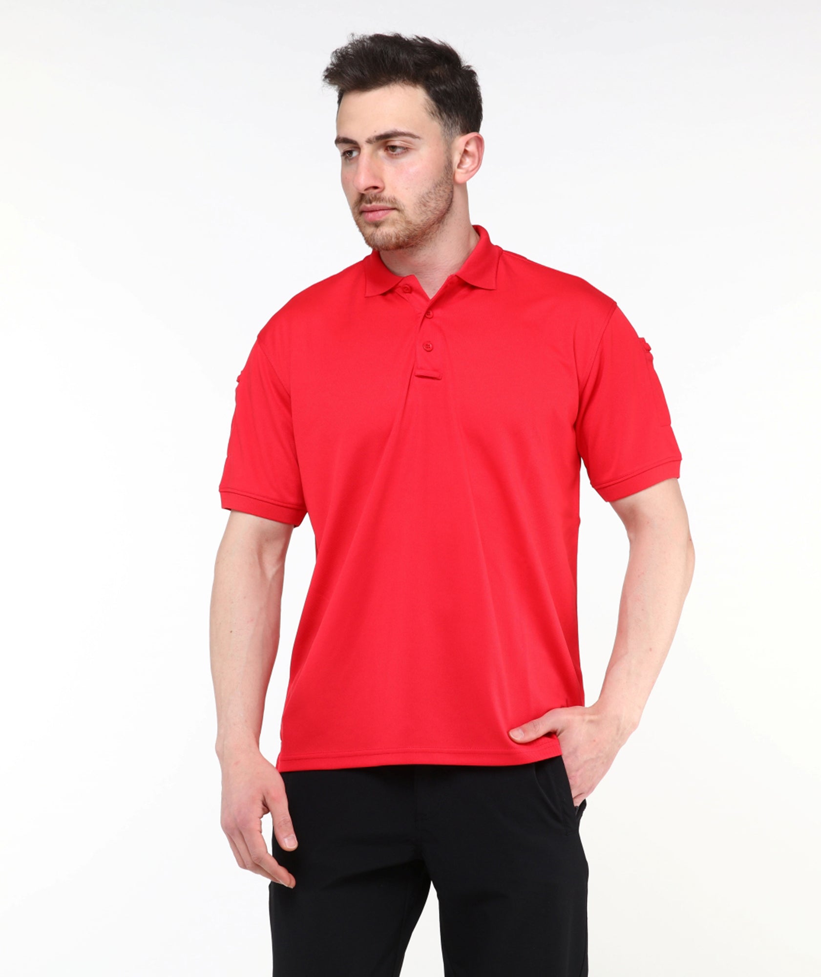 Urban Tactical Polo Yaka T-Shirt / Kırmızı