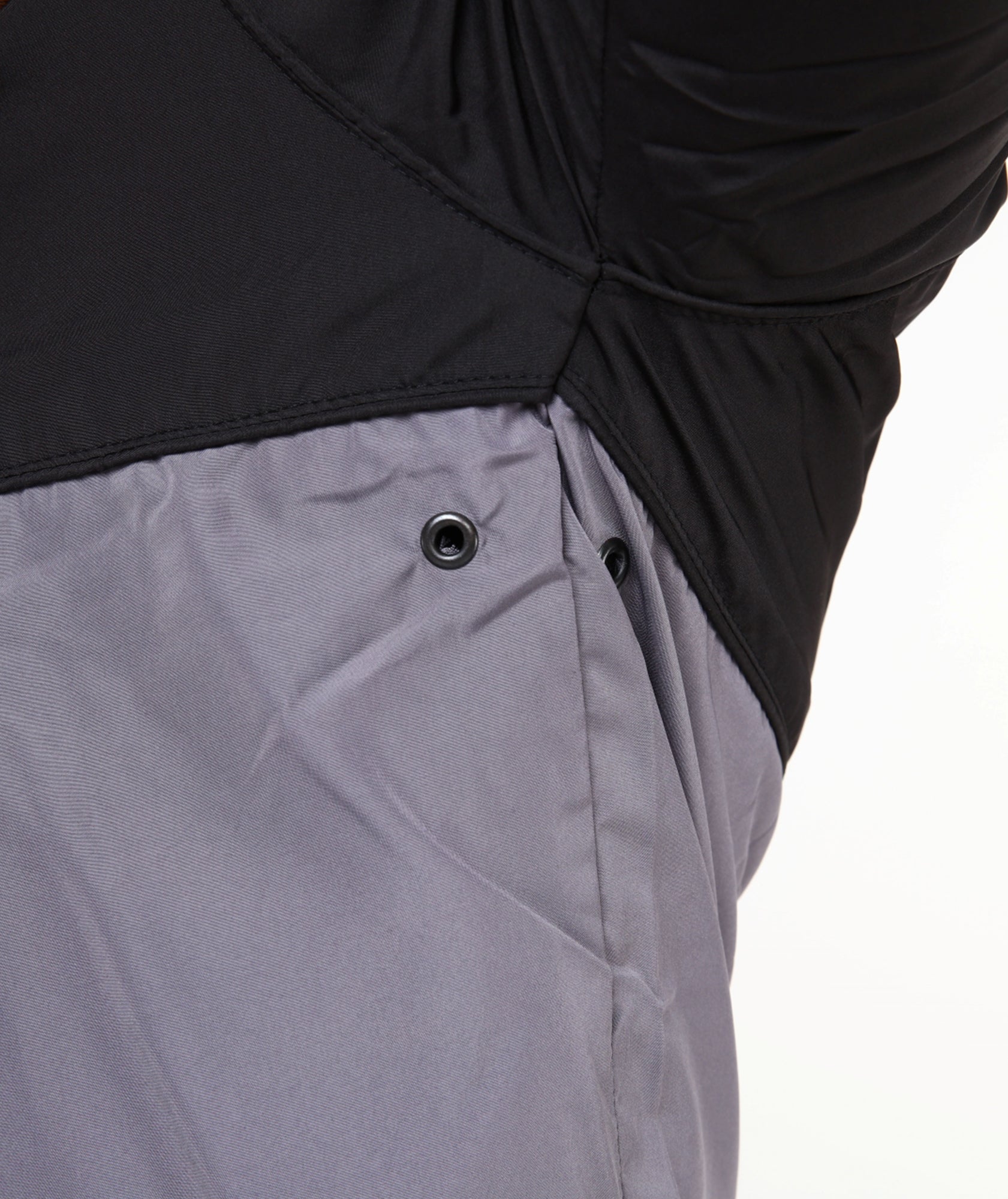 Speed Koşu Yağmurluğu Gri/Siyah