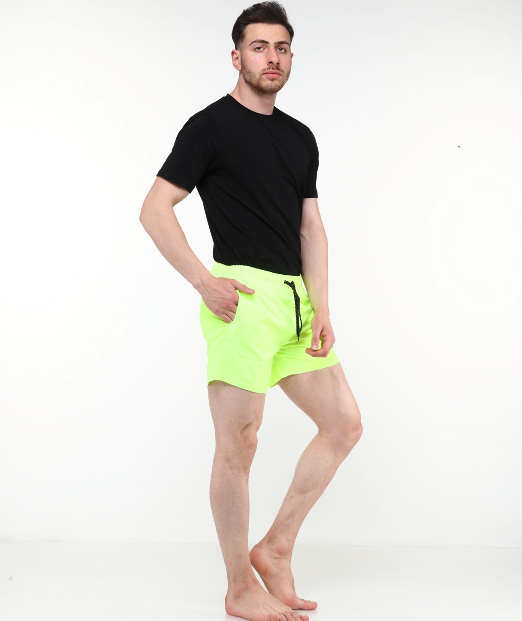 Wave Deniz Şortu / Neon Yeşil