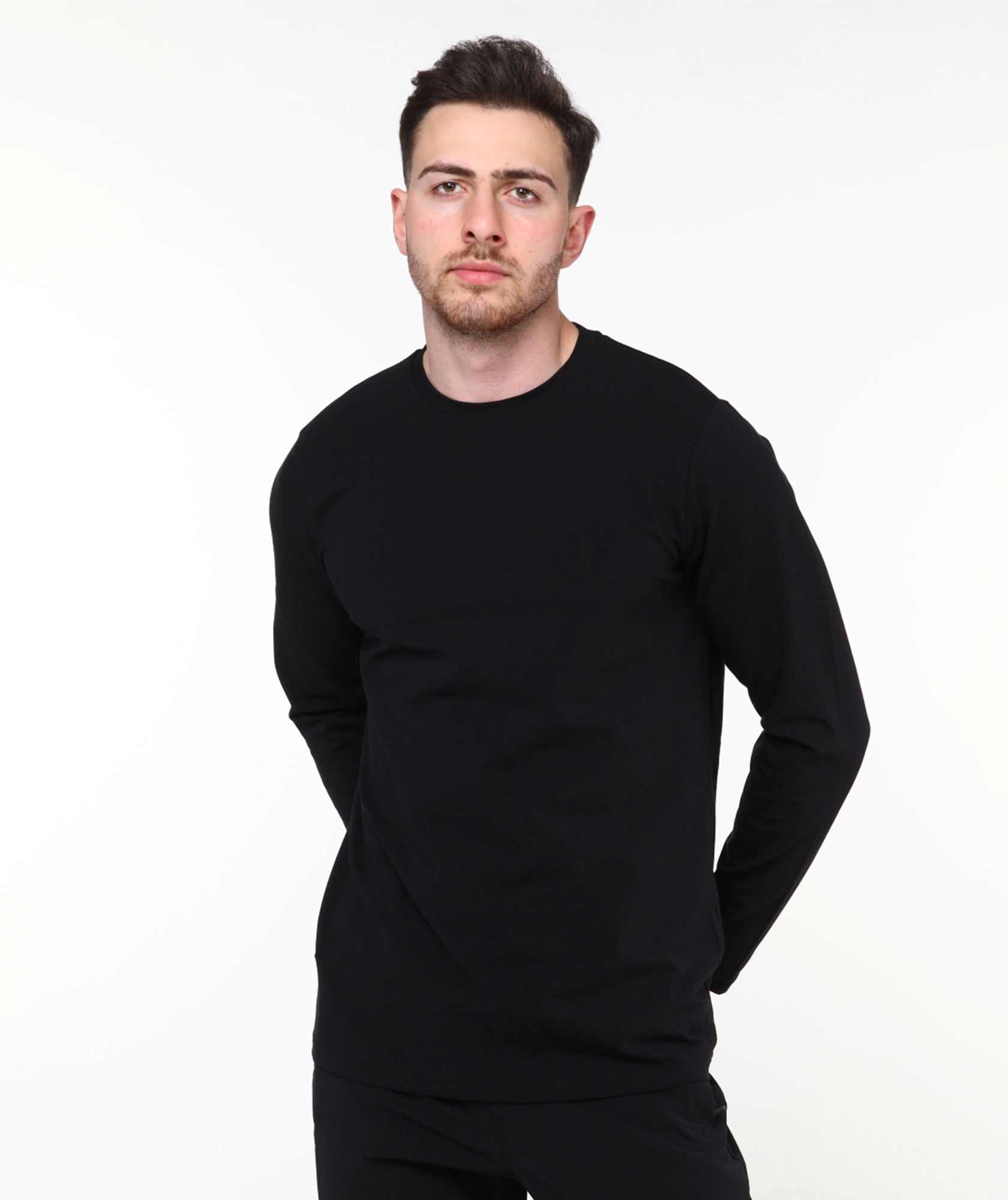 Ares Uzun Kol T-Shirt / Siyah