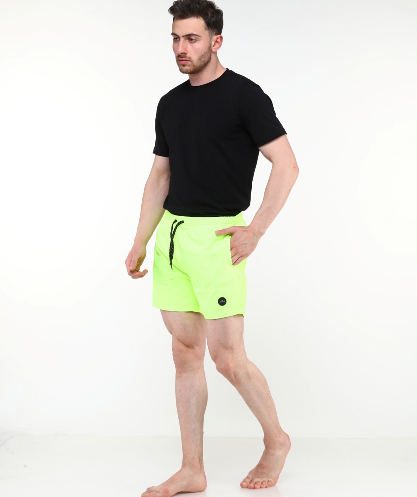 Wave Deniz Şortu / Neon Yeşil