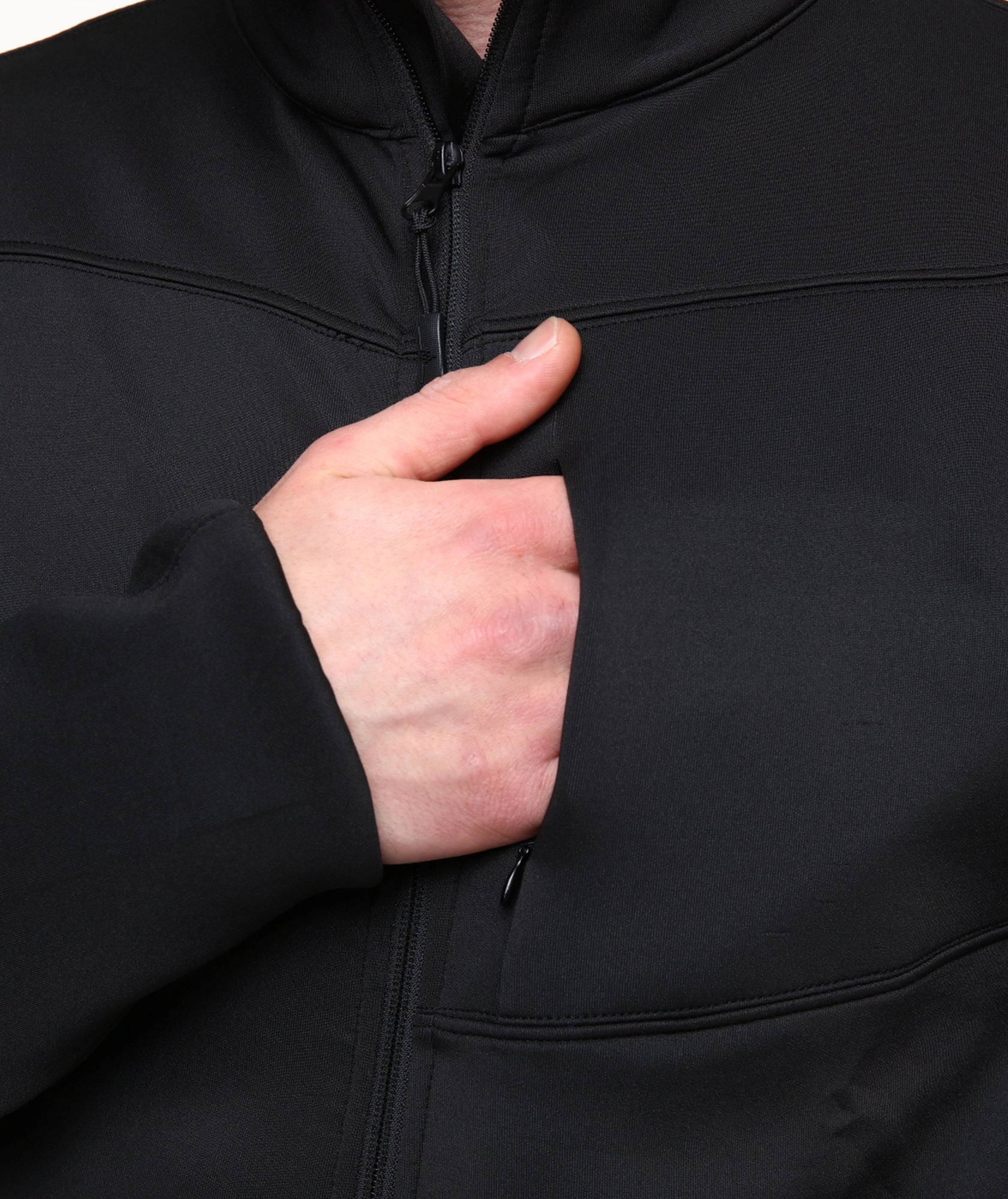 Tight Scuba Sweatshirt Tam Fermuarlı