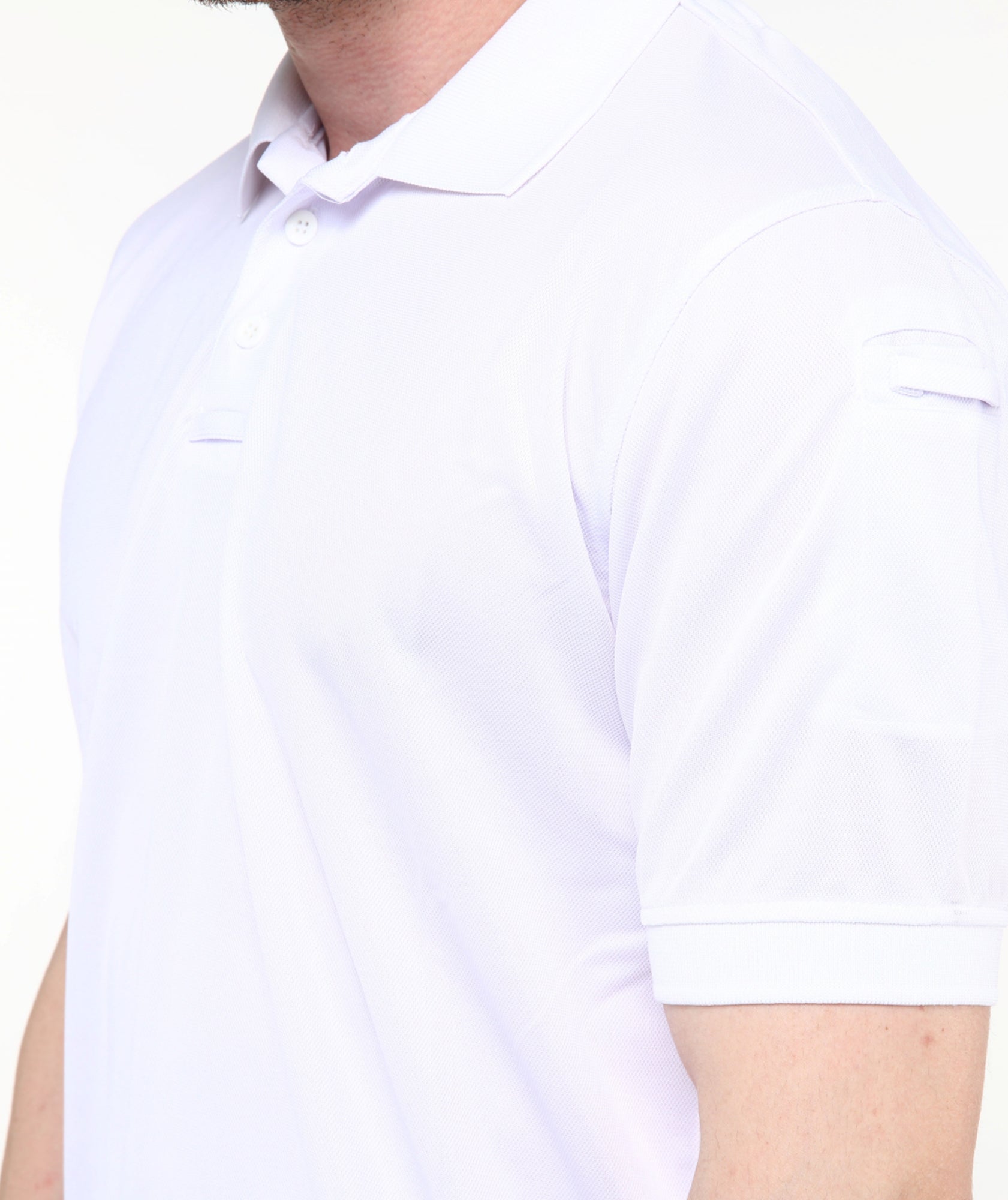 Urban Tactical Polo Yaka T-Shirt / Beyaz
