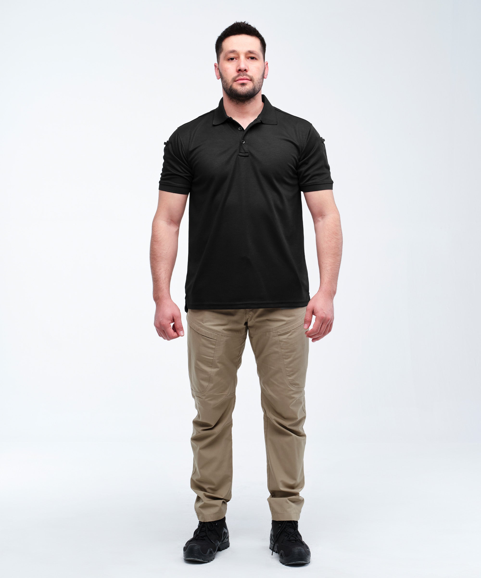 Urban Tactical Polo Yaka T-Shirt / Siyah