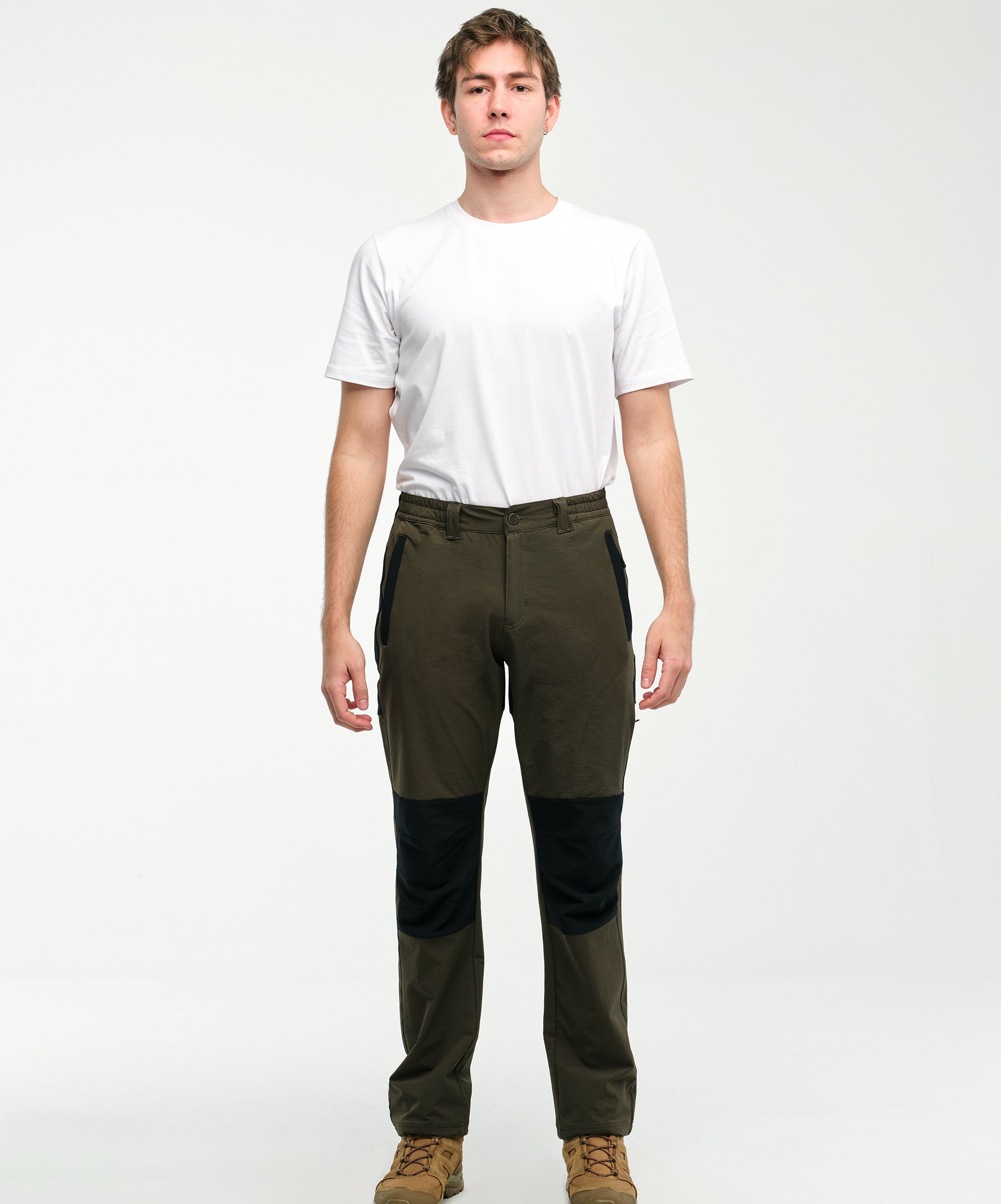 Flex Outdoor Streç Pantolon/ Yeşil-Siyah