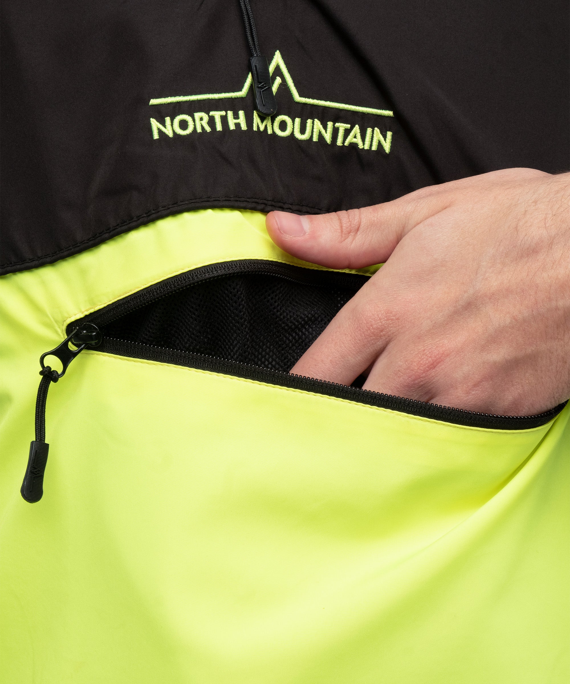 Speed Koşu Yağmurluğu Sarı/Siyah