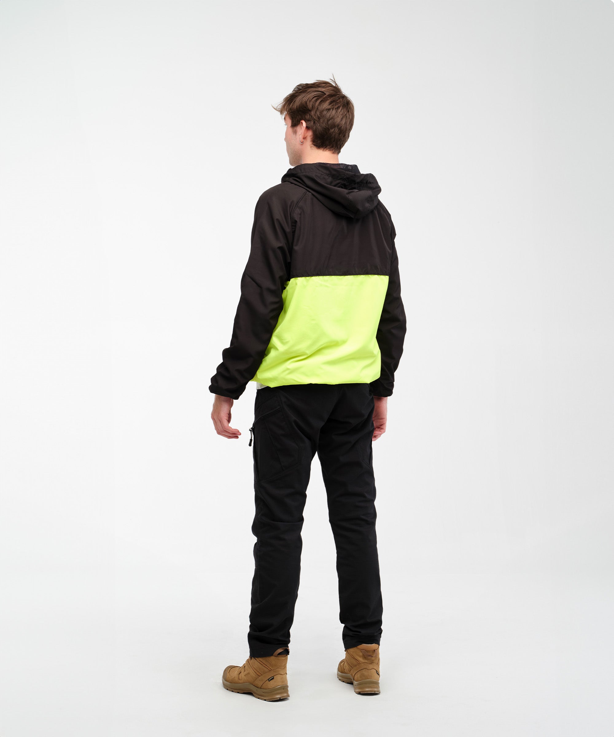 Speed Koşu Yağmurluğu Sarı/Siyah