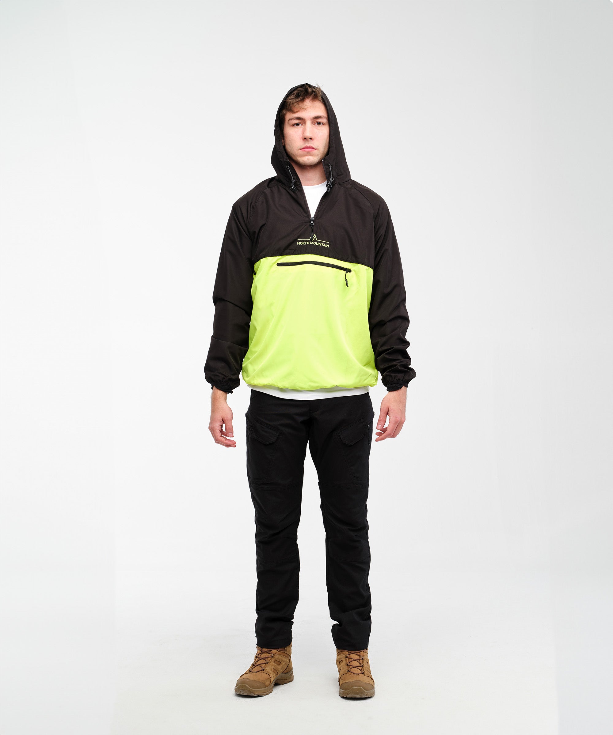 Speed Koşu Yağmurluğu Sarı/Siyah