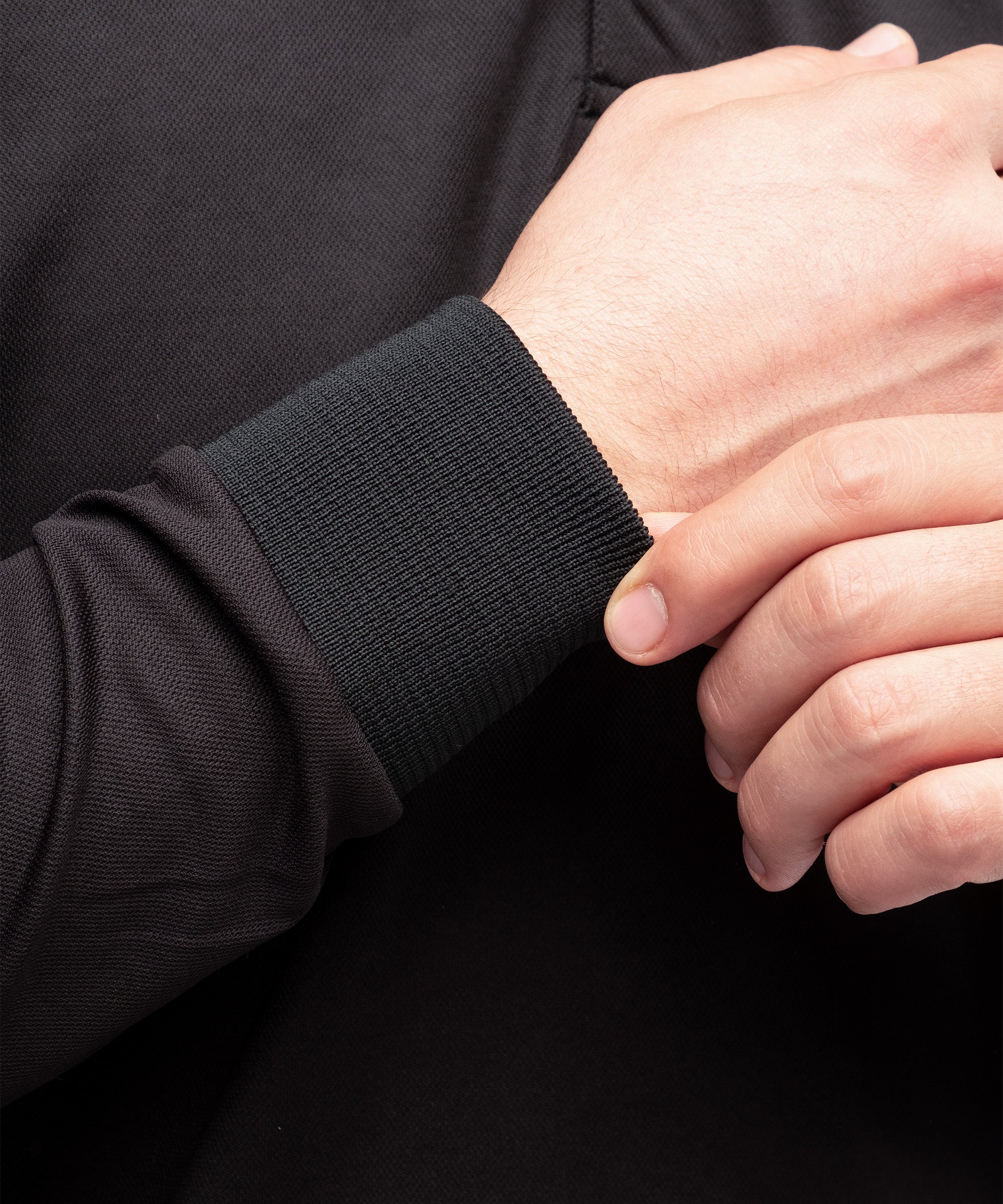 Aura Tactical Polo Uzun Kol T-shirt/ Siyah